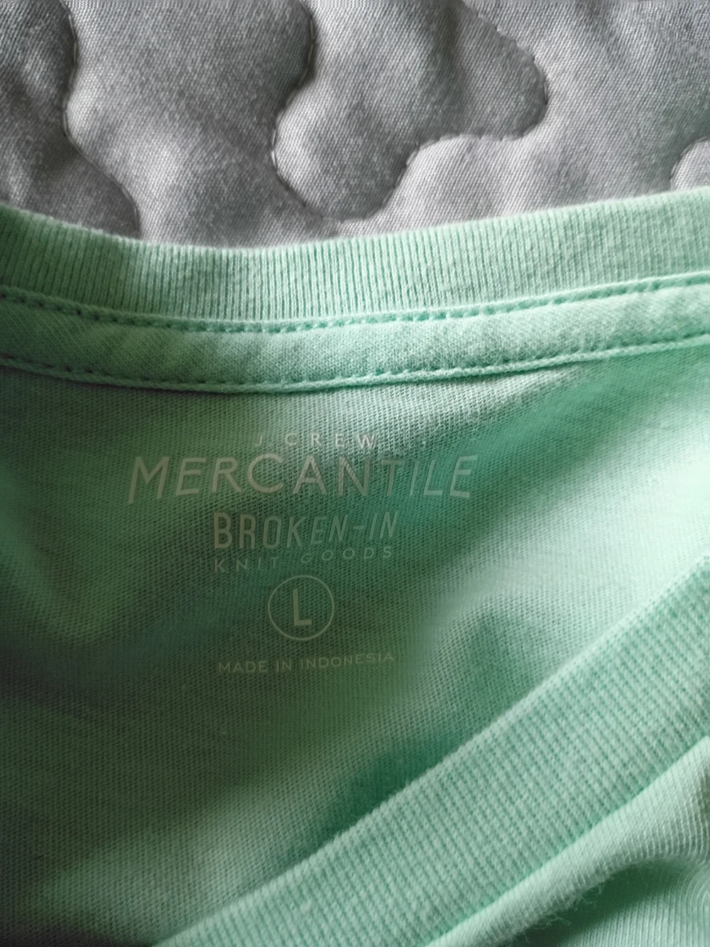 Essential J Crew Crew Neck T-Shirt - Mint Green.  New With Tags